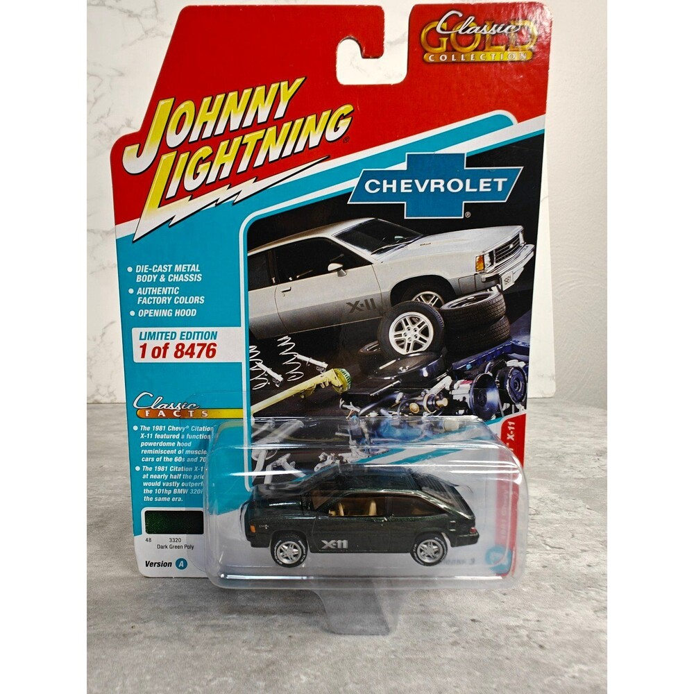 Johnny Lightning 1981 Chevy Citation X-11 Diecast Model Car 1:64 Scale